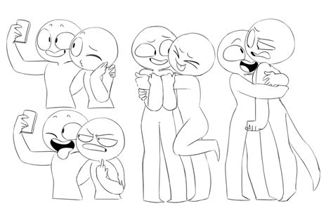 Friendship Poses 1 Drawings Art Reference Art Poses