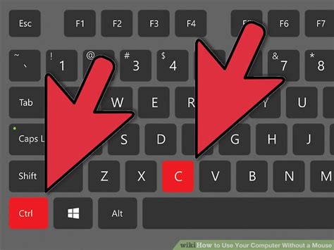 There are a few other basic keyboard shortcuts you can use: 3 Ways to Use Your Computer Without a Mouse - wikiHow