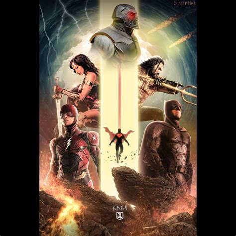 Justice League Zack Snyder Cut Poster Releasethesnydercut Fan Made Poster Featuring Darkseid