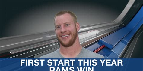 Carson Wentz Starts For First Time For Rams Leads Team To Win