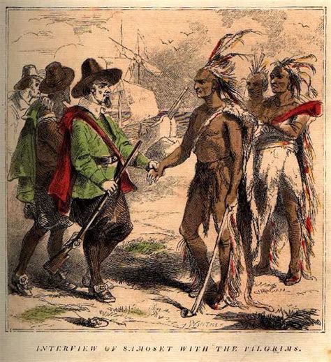 Samoset And Squanto The Native Americans Who Helped The Pilgrims
