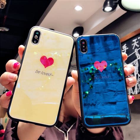 Kisscase Phone Case For Iphone 6 6s 7 8 X 10 Cover Cute Love Heart