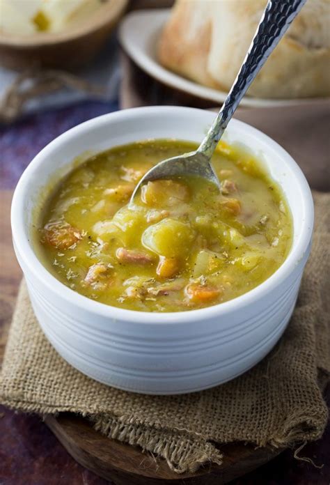 This Thick And Savory Instant Pot Split Pea Soup Is Filled With Carrots
