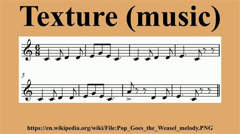 Texture is another word in music that can mean a lot of different things depending on its context. Texture (music) - YouTube