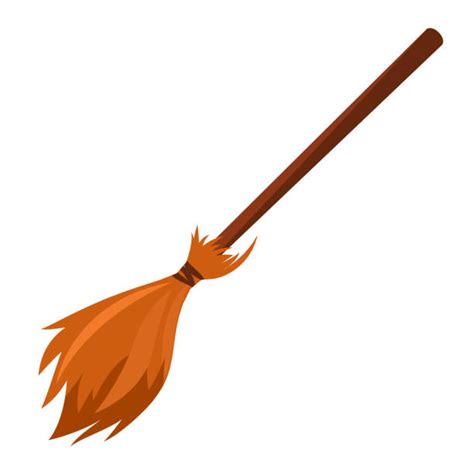 Cartoon Of A Witches On Brooms Illustrations Royalty Free Vector