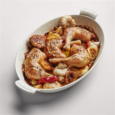 roast chicken legs with lots of garlic recipe bon appétit