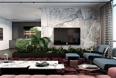 Luxury Apartment Design With Unique Atmosphere Interiorzine