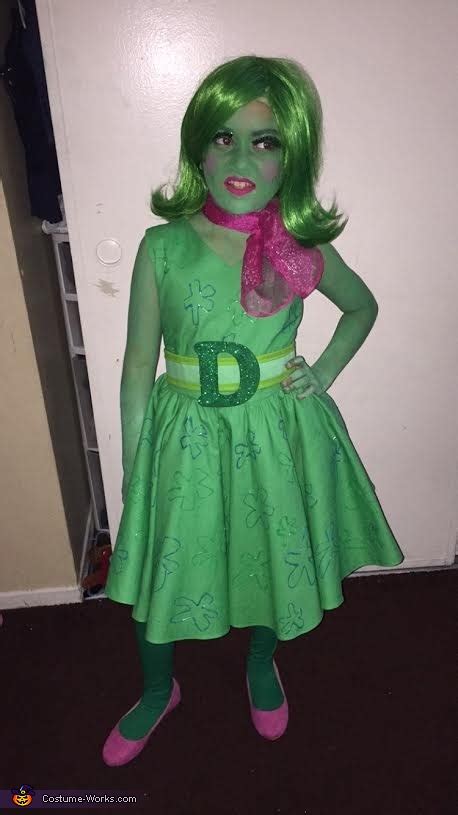 Disgust Inspired Inside Out Halloween Costume 62 Princess Free Disney Halloween Costume Ideas