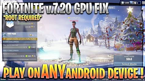 The fortnite on android beta saw a it's worth checking whether your phone is actually compatible with fortnite on android. How to play Fortnite 7.20 on any Android Device - GPU Fix ...