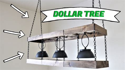 Dollar Tree Diy Farmhouse Chandelier 2020 Youtube