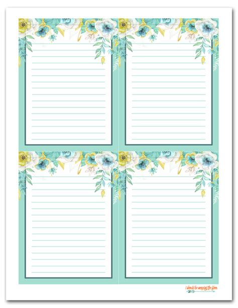 Free Printable Note Cards Online