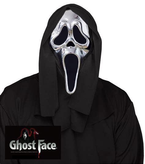 25th Anniversary Scream Collectors Edition Mask Ghost Face Mask Silver