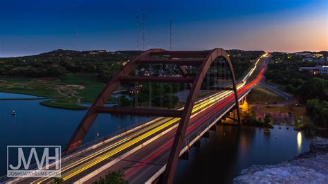 The Iconic Pennybacker Bridge From The 360 Overlook Raustin