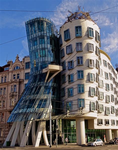 Dancing House Designed By Vlado Milunić And Frank Gehry Prague