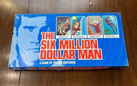 Vintage 1975 The Six Million Dollar Man Board Game Parker Brothers 19