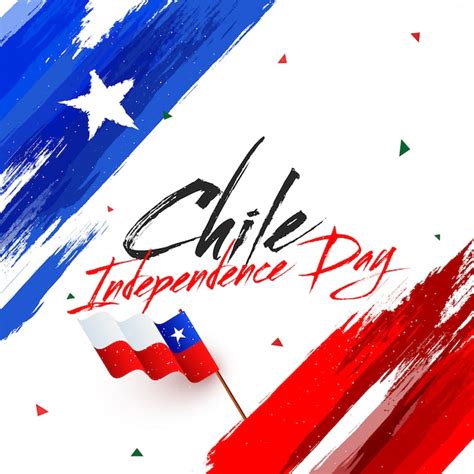 Dia Da Independência Do Chile Vetor Premium