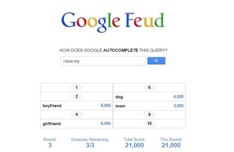 Google feud answers online is in the category of skill. 15 Super Cool Websites That Are So Addictive, You'll Lose Track Of Time