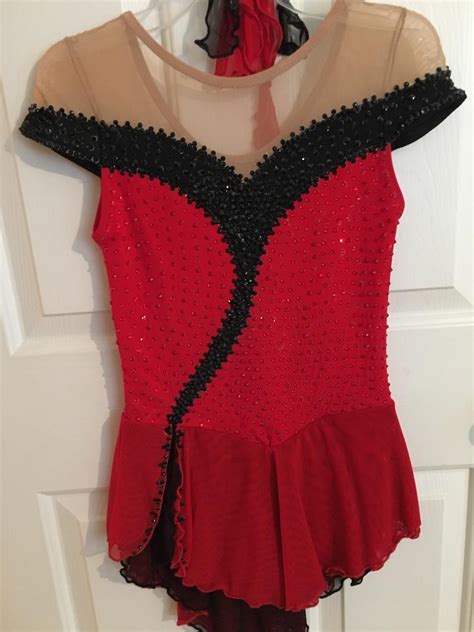Black And Red Tango Dress Only 100 Girls Size Custom Ladies Size