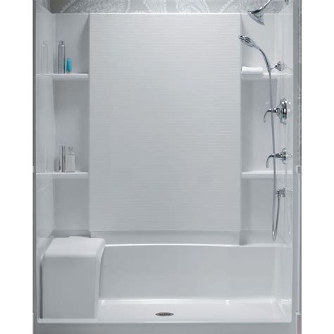 Sterling Accord 36 In X 60 In X 55 18 In Bathshower Wall Set In
