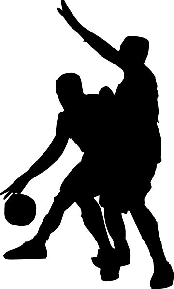 The composition of race and ethnicity in the national basketball association (nba) has changed throughout the league's history. Basketball Defense Black Clip Art at Clker.com - vector ...