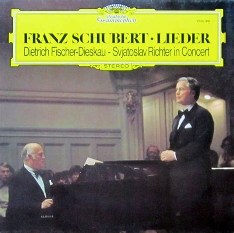 Dietrich Fischer-Dieskau, Svjatoslav Richter - schubert: lieder LP - Amazon.com Music