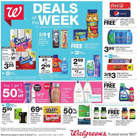 Walgreens Current Weekly Ad 0728 08032019 Frequent