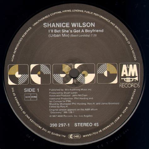 Shanice Wilson 1987 Ill Bet Shes Got A Boyfriend Eu 12pg 120 Pg