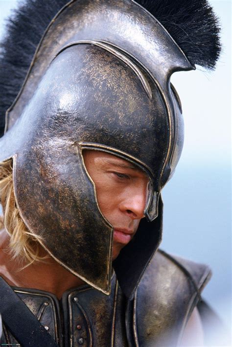 Troy Movie Still Troy Achilles Troy Movie Greek Helmet Wal Art Greek Warrior