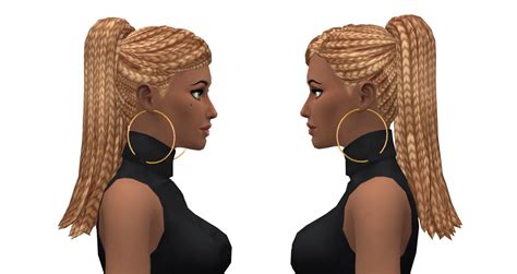 Sims 4 Mm Cc Maxis Match Ponytail Leeleesims1 The Sims 4