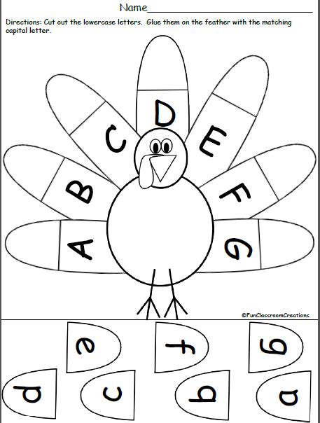 Preschool Alphabet Cut And Paste Worksheets
