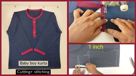 Cut baby happy and lucky. Latest designer Baby boy kurta (kamiz) cutting and ...