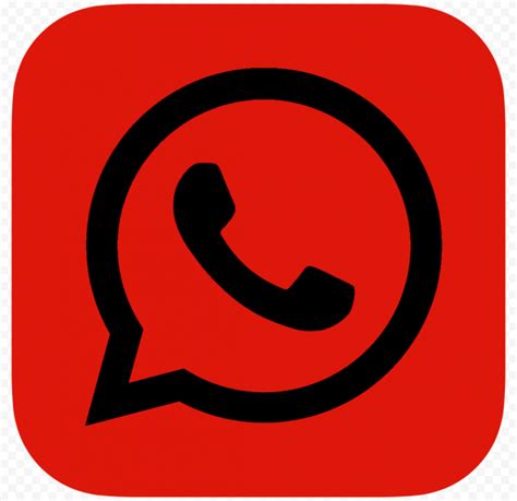 Transparent Whatsapp Logo Red Png Mascot