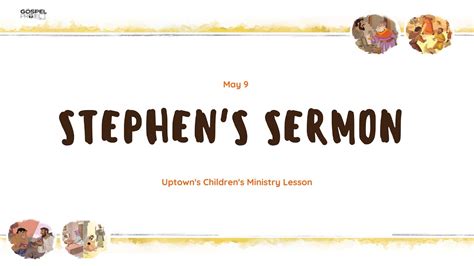 Stephens Sermon May 9 Lesson Youtube