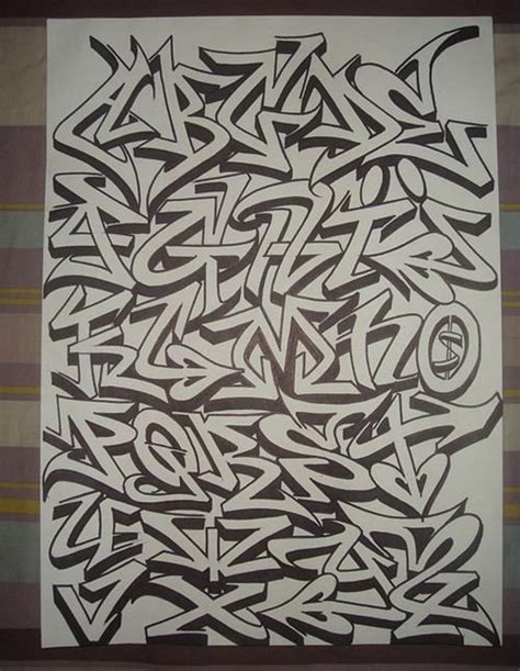 Blackbook Alphabet Graffiti Letters Graffite Pinterest Awesome