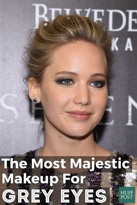 Individuals with blue eyes and brown hair fall into one of two seasons: The Most Majestic Makeup For Grey Eyes | HuffPost