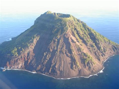 Mehetia Island And Volcano