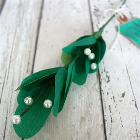 Paper Mistletoe Decoration By Paper Posies