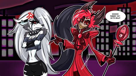 Alastor And Loona By Darkeclipticheart On Deviantart Furry Couple