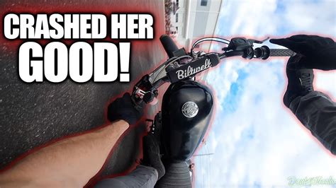 Test Riding A Beater 2001 Harley Davidson Crashed Her Good Youtube