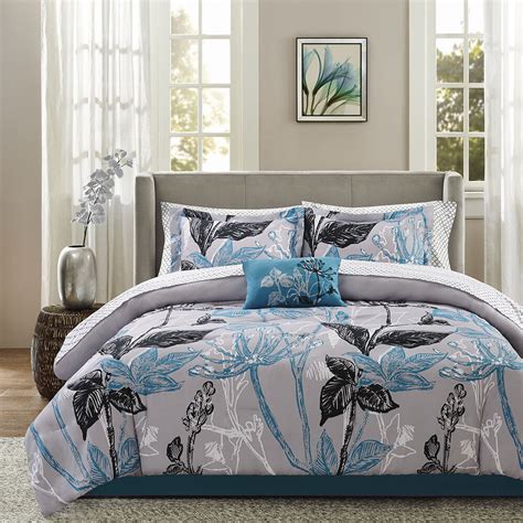 12,840 results for cal king sheet sets. Luxury Aqua Floral Comforter cotton Sheet 9 pcs set Cal ...