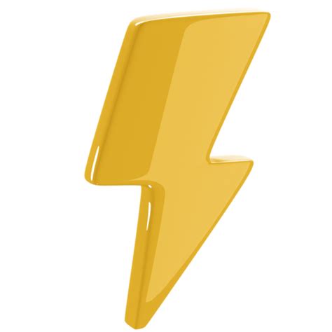 Lightning Thunderbolt Thunder Icon In Business 3d Icons Colored