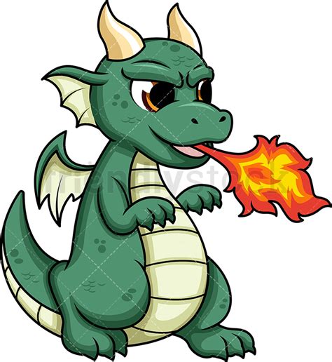 Dragon Breathing Fire Clipart 20 Free Cliparts Download Images On
