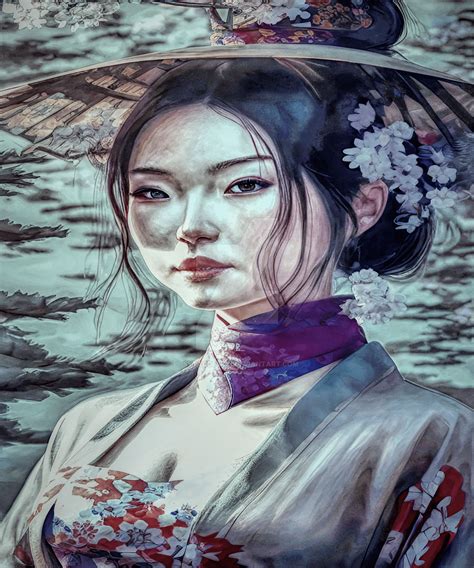 Anime Geisha Beautiful Japanese Samurai Japan By Sytacdesign On Deviantart