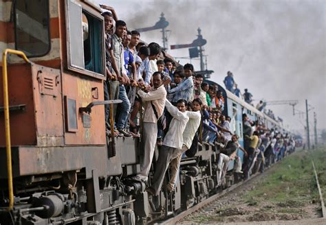 These Photos Of Indias Overcrowded Railways Will Make You Grateful For