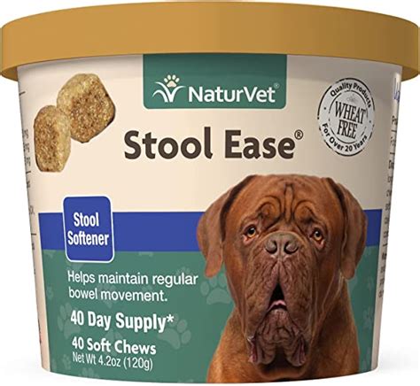 Naturvet Stool Ease Stool Softener For Dogs 40 Ct Soft Chews Made In