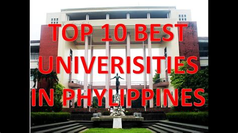 Top 10 Best Universities In Philippinestop 10 Mejores Universidades De