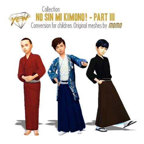 Cm No Sin Mi Kimono Part Iii Yellow Jealoucy Sims 4 Mods Sims