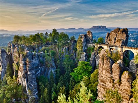 Bastei Bridge See These Famous Rock Formations