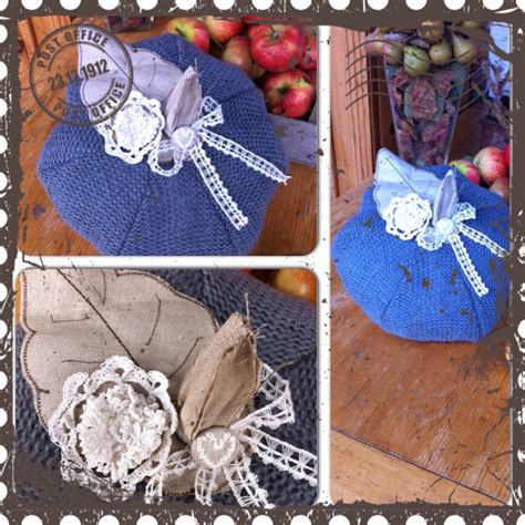 Pompoen Van Gebreide Stof Gemaakt Crochet Earrings Jewelry Fashion