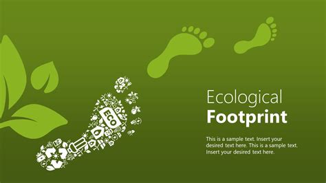 Ecological Footprint Powerpoint Presentation Slidemodel